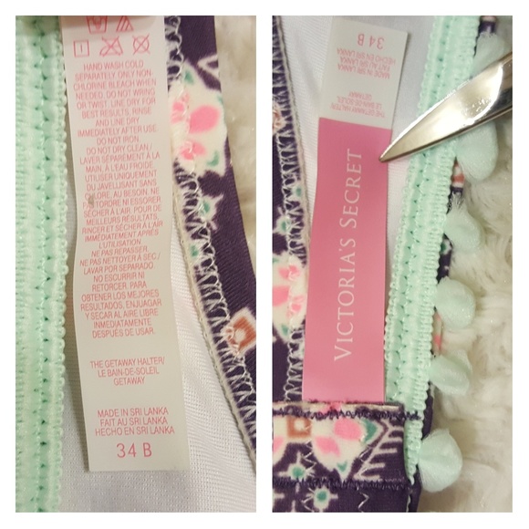 Victoria's Secret Getaway Halter Swim Bikini Size 34B - Picture 8 of 8